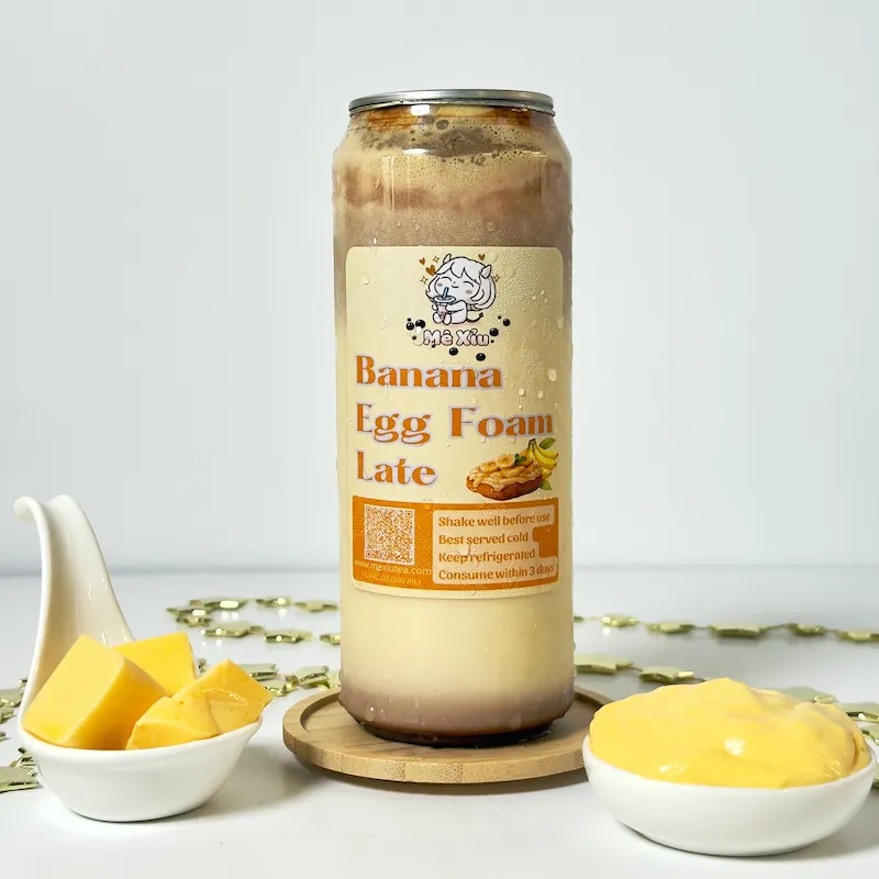 Banana Egg Foam Latte