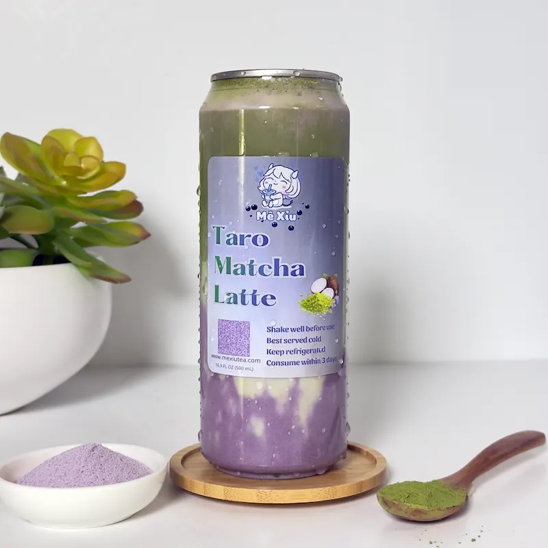 Taro Matcha Latte